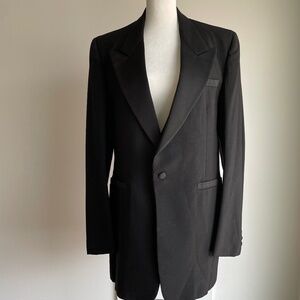 Vintage Pierre Cardin Three-piece Tuxedo with One-button Jacket in 40L